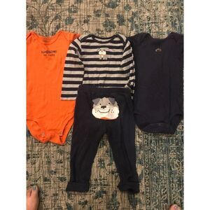 Carter’s baby boy size 24 Month 24m Bull Dog outfit lot